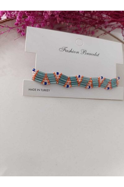 İPAR AKSESUAR Bead Detailed Pipe Bracelet - Handmade
