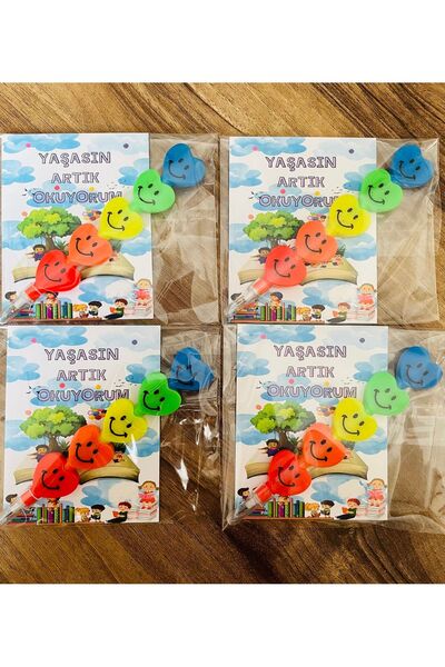 GÜLAKSESUAR Artık okuyorum yumurtlayan kalpli kalem 10’lu