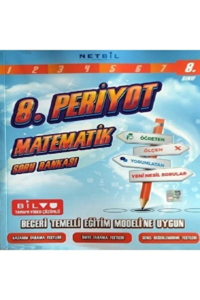 Genel Markalar Netbil 8. Sınıf Periyot Matematik Soru Bankası Yeni 2022