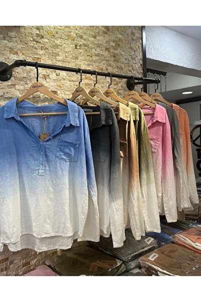 Rosidam Linen Women's Shirt Blouse - Two Colors