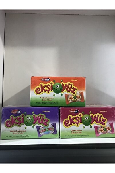 SAADET 3 Çeşit Ekşi Yüz Sakız