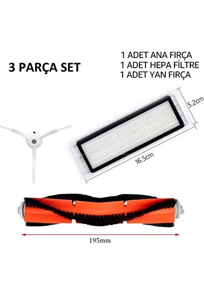 Ozemtek جهاز تنظيف الهواء Xiaomi Mi - متوافق مع Roborock S50 S51 S52 S55، مجم...