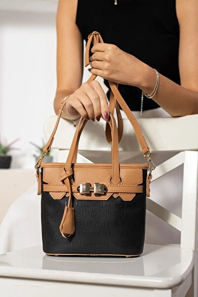 Just Polo حقيبة يد وكتف نسائية للموسم الجديد - نمط منقوش