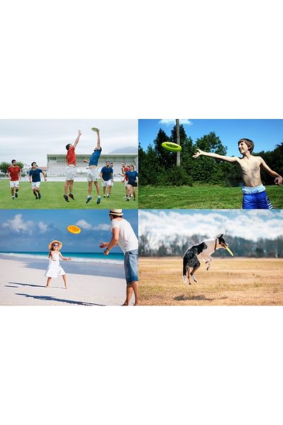 Boldy Palm Tree Pattern Frisbee - Frisbee - Shooting Game - Fun Throwing Game