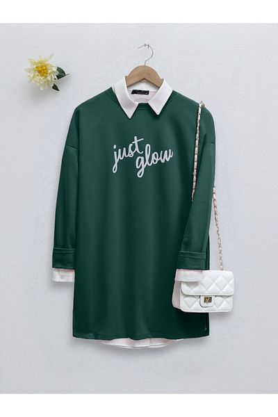 HİJABAYA Combed Cotton Sweat - Printed Design