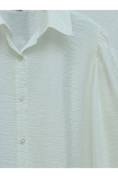 HİJABAYA Straight Cut Balloon Sleeve Tunic