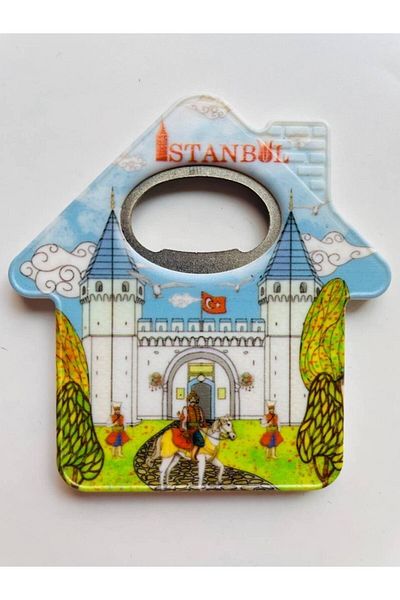 GALATA GIFT House Shaped, Istanbul Themed Bottle Opener, Magnet Opener
