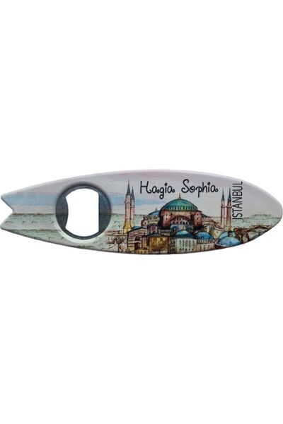 GALATA GIFT اسطنبول تحت عنوان فتاحة الزجاجات المغناطيس - الصودا والغاز وفتاحة الثلاجة، على شكل سمكة