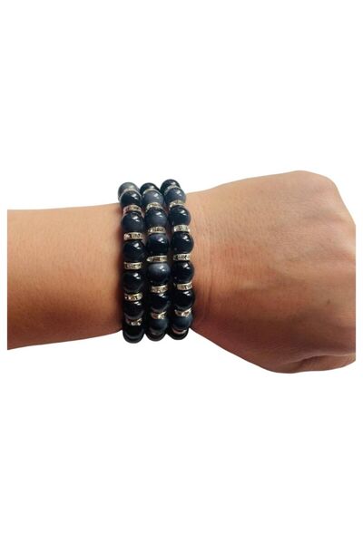 GALATA GIFT Unisex 3-Piece Bracelet Set - Adjustable Color, Bead Detailed Friend Best Friends Bff