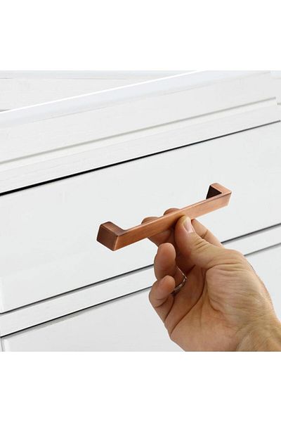 Badem10 Bihter 160 Mm Mobilier Metal Cupru Antic - Sertar Bucătărie și Mânere Dulap