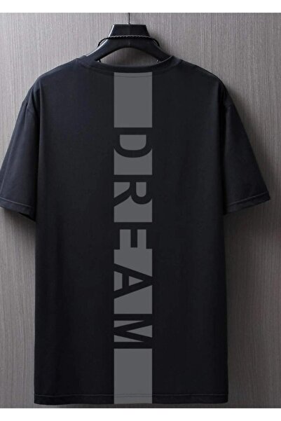 Altamira Ανδρικό μπλουζάκι με μαύρη πλάτη Dream printed Oversize