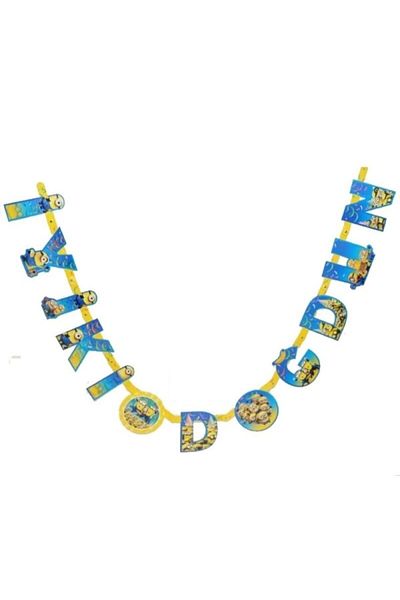 papercraft Σφραγίδα Καλή Ημέρα Γενεθλίων με θέμα Minions 2 μέτρα
