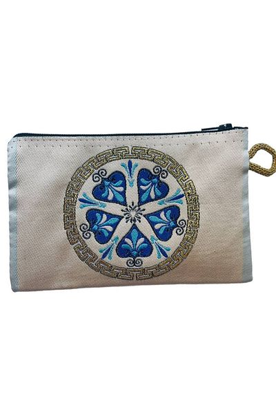 GALATA GIFT Women's Medium Size Wallet - Stylish, Zippered, Lined, Rug Patterned Coin Wallet 15x10