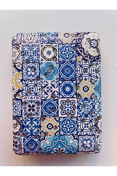 GALATA GIFT Cep, Çanta, Makyaj Aynası Taşlı, Çift Taraflı, Dikdörtgen, 8,5*6c...