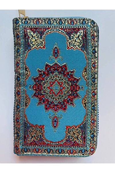 GALATA GIFT Gilded Zippered Women's Wallet with Coin and Two Card Holder Portfolio 14*9cm