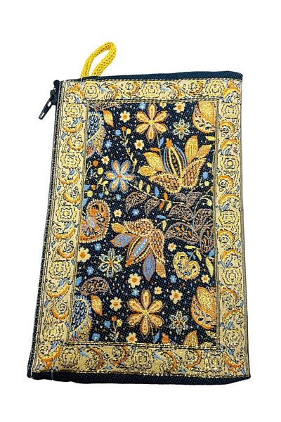 GALATA GIFT Women's Medium Size Wallet - Stylish, Zippered, Lined, Rug Patterned Coin Wallet 15x10