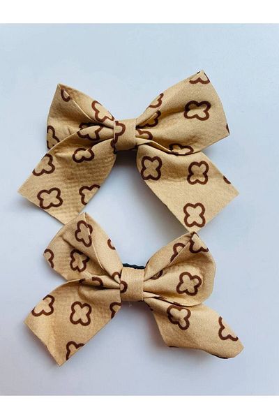 GALATA GIFT Agrafă clemă cu panglică, clemă, clemă dublă de păr, model, clemă