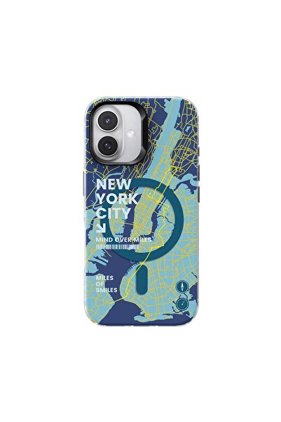 Benks iPhone 16 Plus Uyumlu Kılıf Magsafe Şarj Özellikli Benks City Serisi Ka...