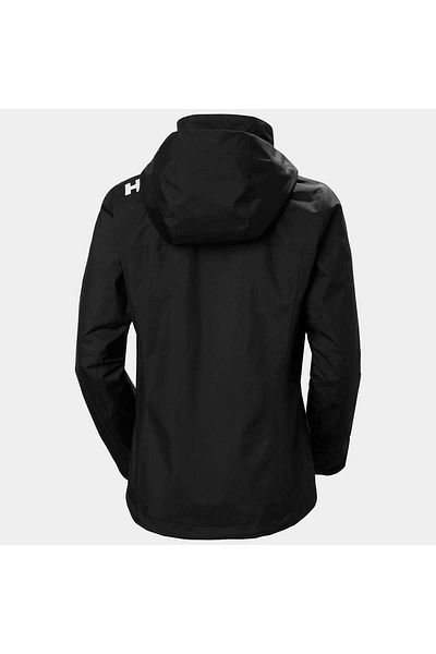 Helly Hansen W Crew Hooded Midl 2.0 Black Women's Coat - Hha.34447 Hha.990