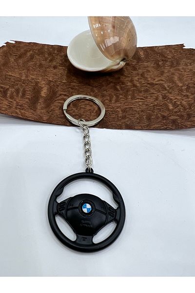 By22 BMW E39 Drum Steering Wheel Keychain - Model