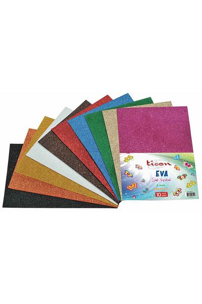 Ticon TİCON EVA NON-ADHESIVE SILVERY 20X30 CM 10-PACK MIXED
