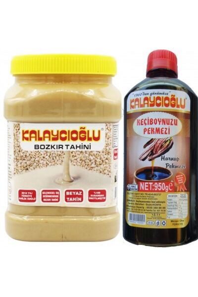 Kalaycıoğlu Bozkır White Tahini 935 Gr - Carob Molasses 950 Gr