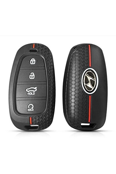ŞENYILDIZ AKSESUAR For Hyundai 2021 and Above New Tuscon Santa Fe Silicone Ke...