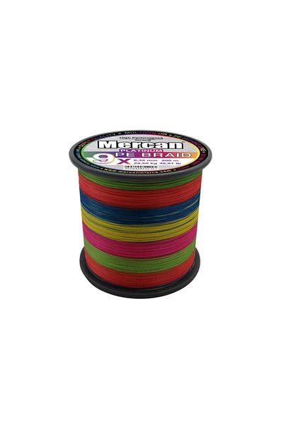 MERCAN MİSİNA Mercan Pe Knit Platinum 9x Snur 500 M Linie multicoloră
