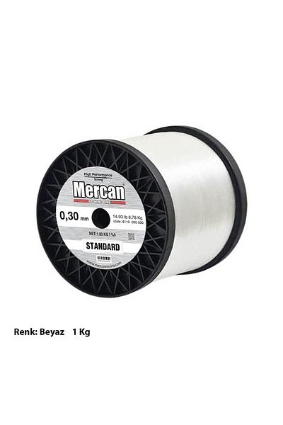 Mercan White Standard Coil Fishing Line