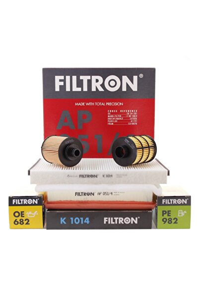 Filtron Opel Astra H 1.3 Uyumlu Dizel Periyodik Bakım Filtre Seti Yağ Filtres...