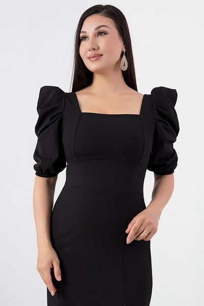 PULLIMM Rochie cu decolteu pătrat cu detalii metalice NY4401