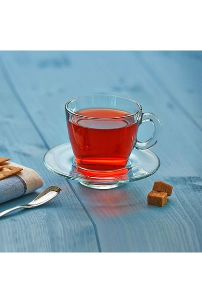 Paşabahçe 95040 Aqua Tea Cup Set - 12 Pieces Orgin Boxed
