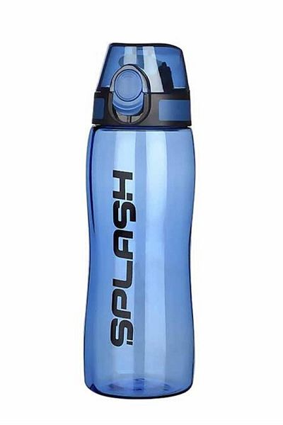 Titiz Plastik Titiz Rio Water and Detox Water Bottle Flask Policarbon 750 Ml-Blue with Straw
