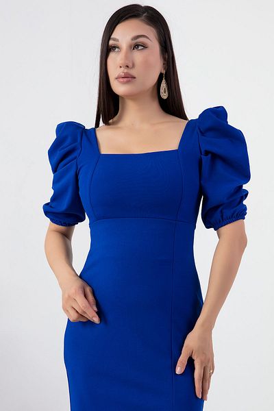 PULLIMM Rochie cu decolteu pătrat cu detalii metalice NY4401