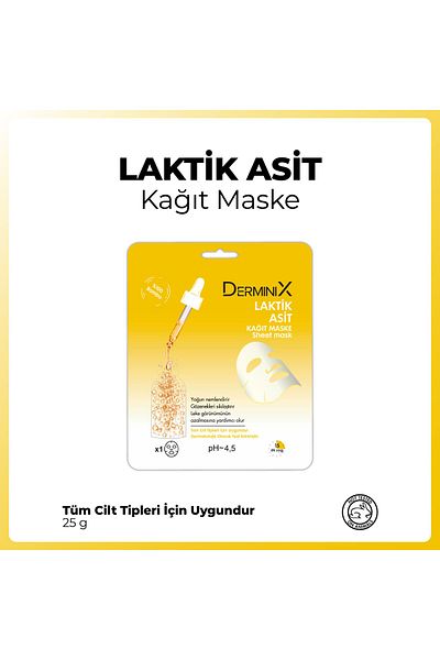 Derminix Lactic Acid Paper Mask
