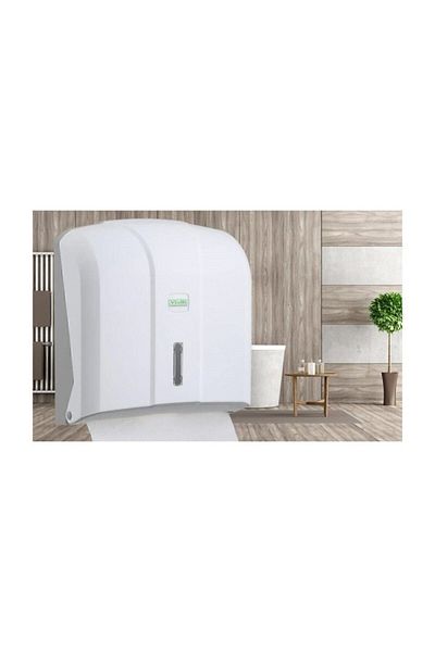 Vialli Kh 300 Z Ply Paper Towel Dispenser White - Capacity 300 Paper