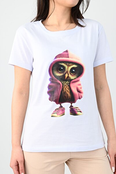 Koza Butik Σετ γυναικεία κοντομάνικη στάμπα φόρμας 3773-23