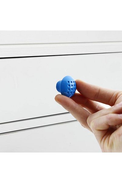 Badem10 Mobilier pentru cameră pentru copii rotund cu butoane din plută cu puncte colorate din metal - mâner dulap sertar bucătărie