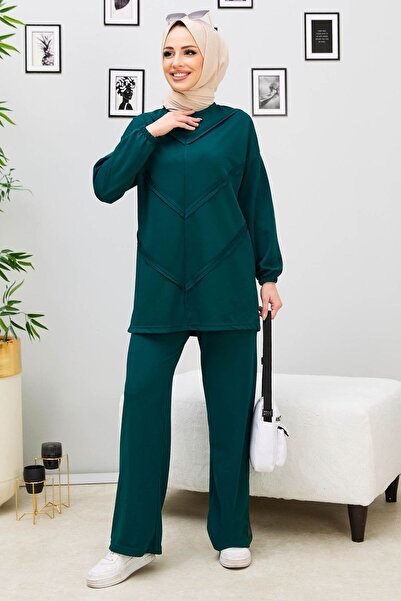 TOFİSA 11055-zumrut Tunikahose