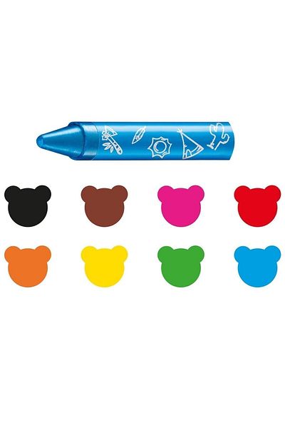 CARIOCA Jumbo Baby Soft Pastel Paint Set of 8