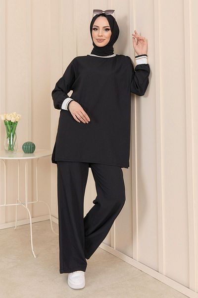 TOFİSA 11402-BLACK Tunic Trousers