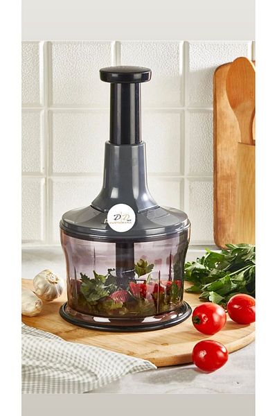 Herza House New Generation Chopper - Practical Push-On Hand Rondosu