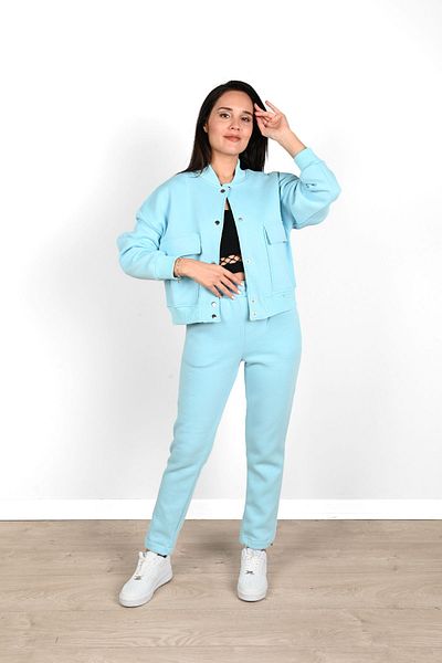 Koza Butik Γυναικεία αθλητική φόρμα με τσέπες 3937-24