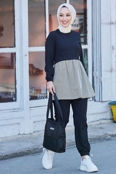 TOFİSA 10507-black Tunic Trousers