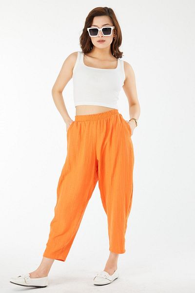 TOFİSA 24439-BÍLÁ Čtvercový límec Crop Top - Krátký rukáv