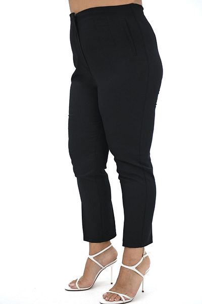 Koza Butik High Waist Women's Large Size Trousers - 208 0017-25