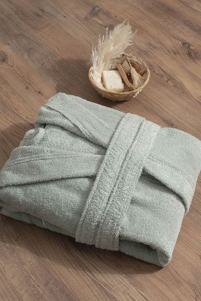 LAVENDIER Μπουρνούζι Line Extra Soft Κομψό και Μοντέρνο Unisex 100% Βαμβακερό