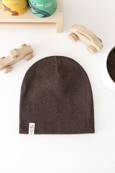 Doğan Collection Bitter Brown Rib Beanie
