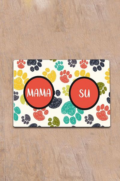 Chilai Home Pvc Cat Paw Bowl - Dog and Cat Food Mat