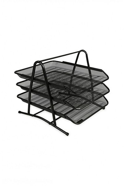 Globox Metal 3-Piece Document Rack /6255 6597Seri
